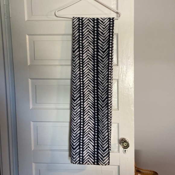 Navy and White Shower Curtain - Picture 1 of 4